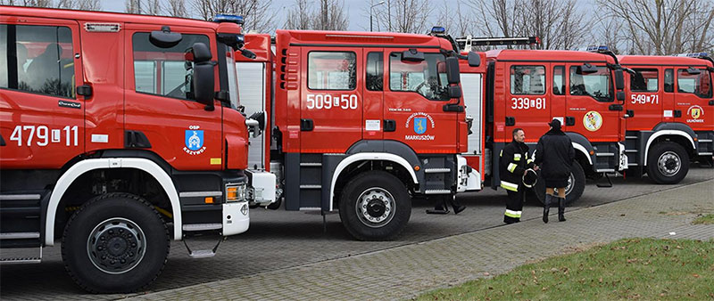 PROMESA NA CIĘŻKI WÓZ RATOWNICZO - GAŚNICZY DLA OSP BARLINEK