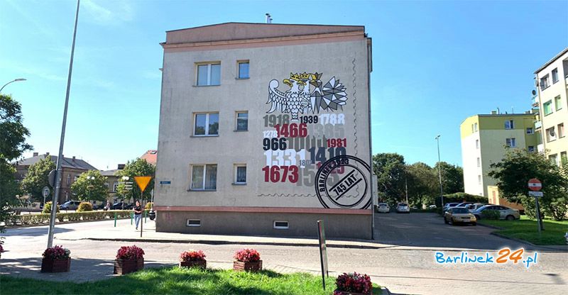 W BARLINKU POWSTAŁ NOWY MURAL