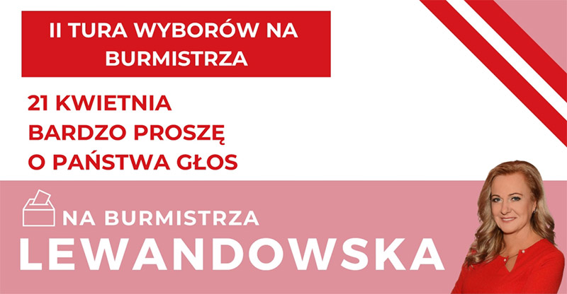 BERNARDA LEWANDOWSKA NA BURMISTRZA