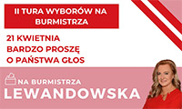 BERNARDA LEWANDOWSKA NA BURMISTRZA