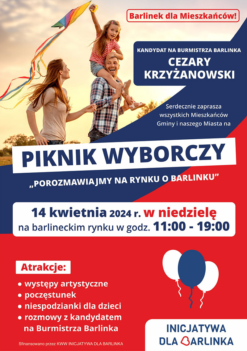 BARLINEK DLA MIESZKAŃCÓW! - ZAPROSZENIE